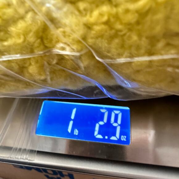 Pilcro Anthropologie Sweater Womens Medium Yellow Oversized Wool Cozy Chunky - Picture 12 of 13